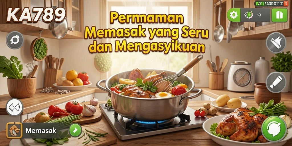 Tampilan antarmuka KA789 yang menarik dan fungsional saat memasak.