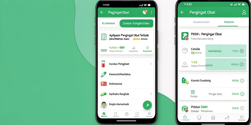 Tampilan antarmuka PK95 yang sederhana dan informatif.