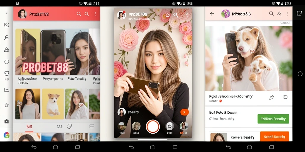Antarmuka PROBET88 yang menarik dan user-friendly untuk edit foto.