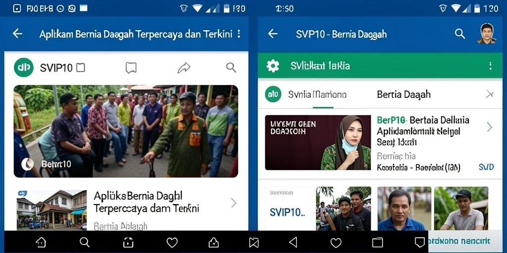 Antarmuka pengguna SVIP10 yang modern dan intuitif.